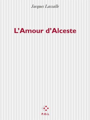 cover image of L'amour d'Alceste